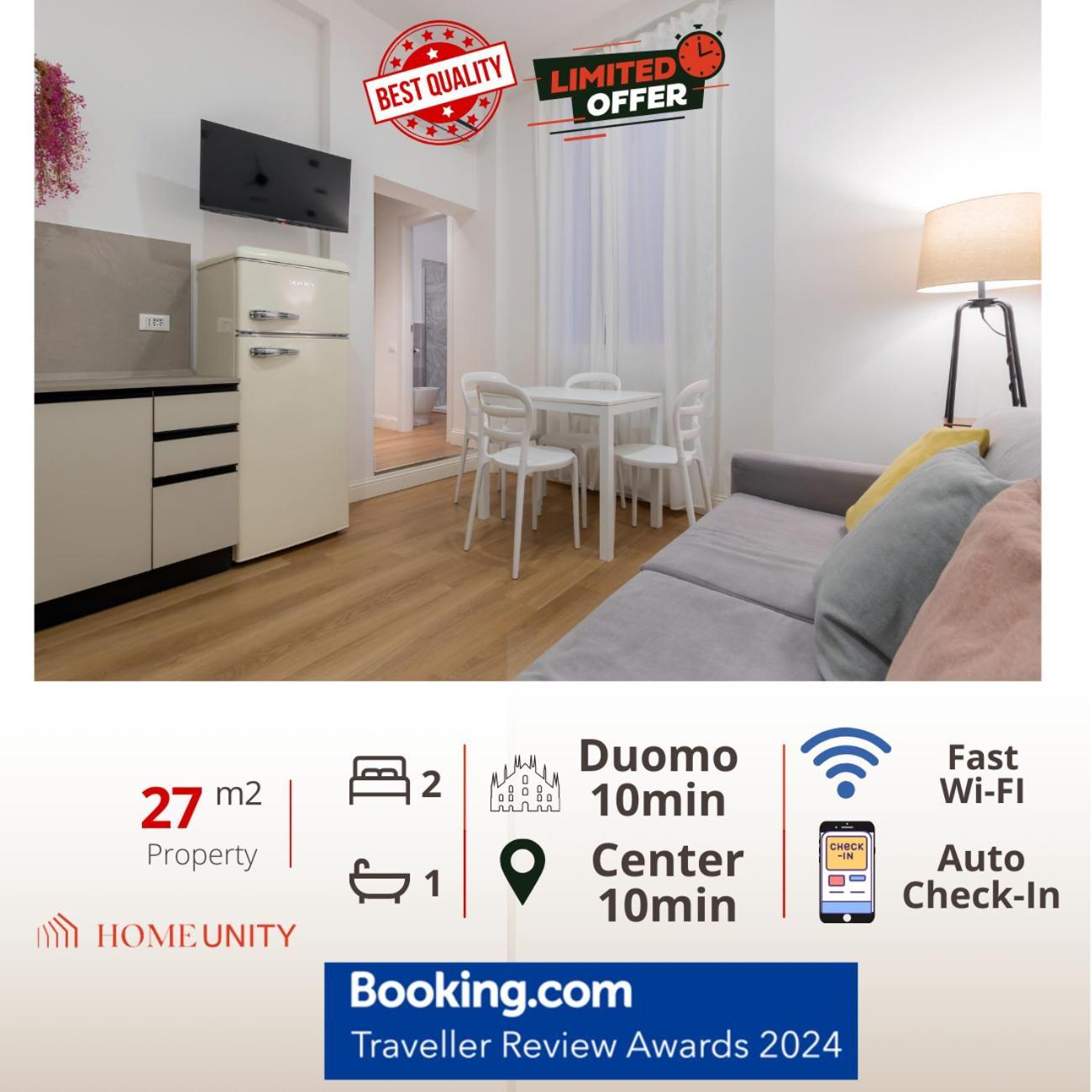 Nuovo Intimo Apt A 10Min Dal Duomo - Homeunity มิลาน ภายนอก รูปภาพ